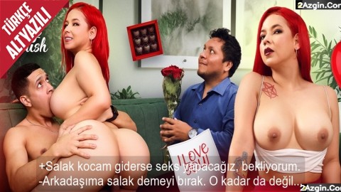 Embesil Kocası Gider Gitmez Kocasının Arkadaşıyla Sikişmeye Başlayan Sür tük Latin