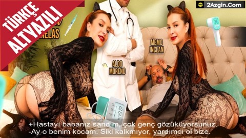 Siki Kalkmayan Kocası Takviye Alınca Bilincini Yitirdi Gelen Doktor Kadını Sikerek Gevşetti